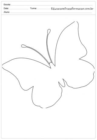 Patrones de mariposas imprimibles: para EVA y fieltro