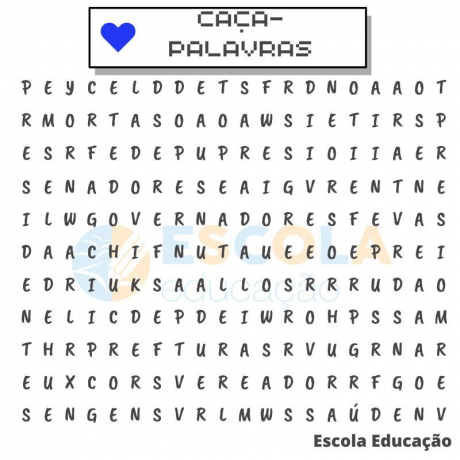 Political office word search