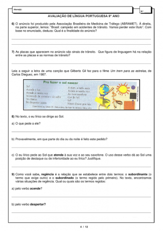 8-årige portugisiske aktiviteter - tolke - grammatik - stavning
