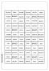 Bingo de palabras simple para imprimir