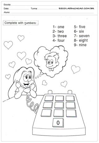 teach numbers in english