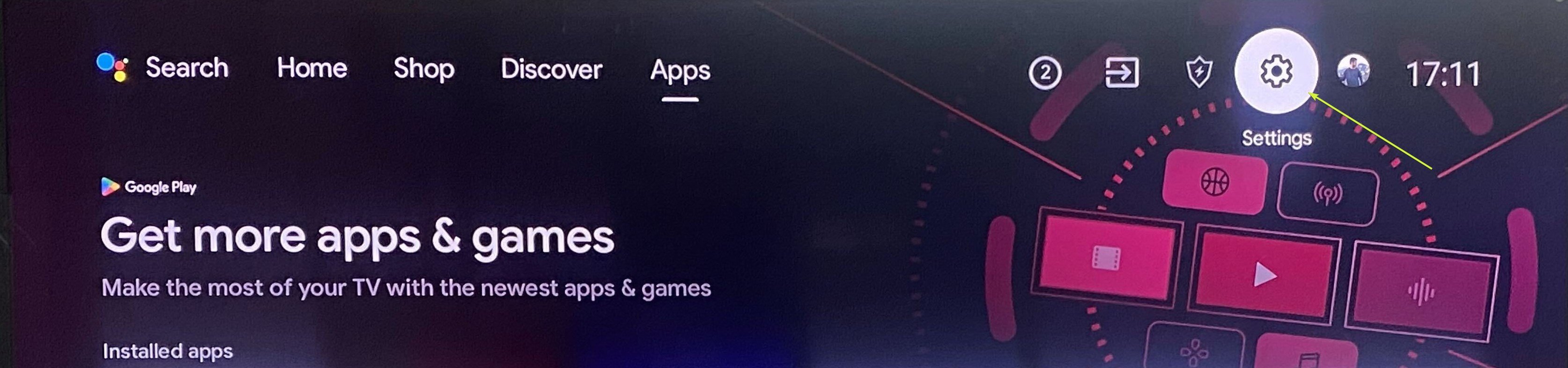 Einstellungen - Android TV - Disney Plus stürzt ab