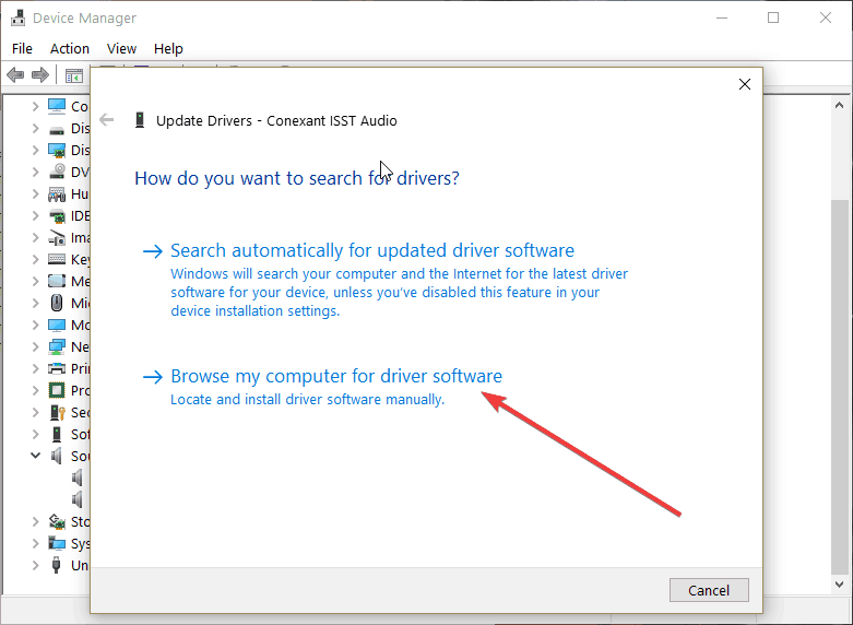 instalar controlador desde computadora