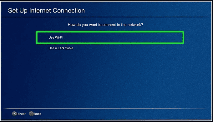 Wi-fi or LAN cable