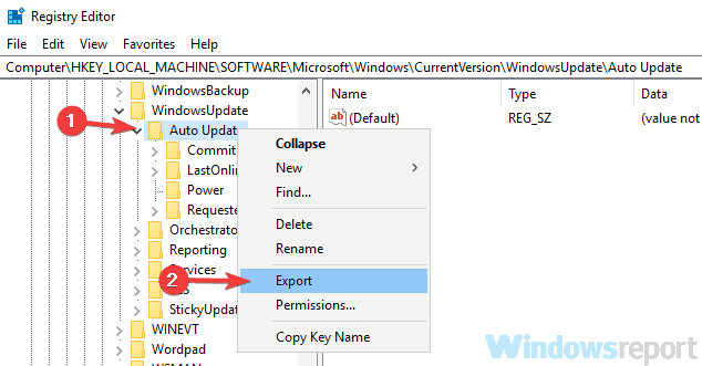 Windows Update ne peut actuellement pas vérifier les mises à jour car les mises à jour sur cet ordinateur sont contrôlées par