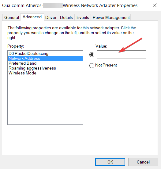 mac address change dns failure