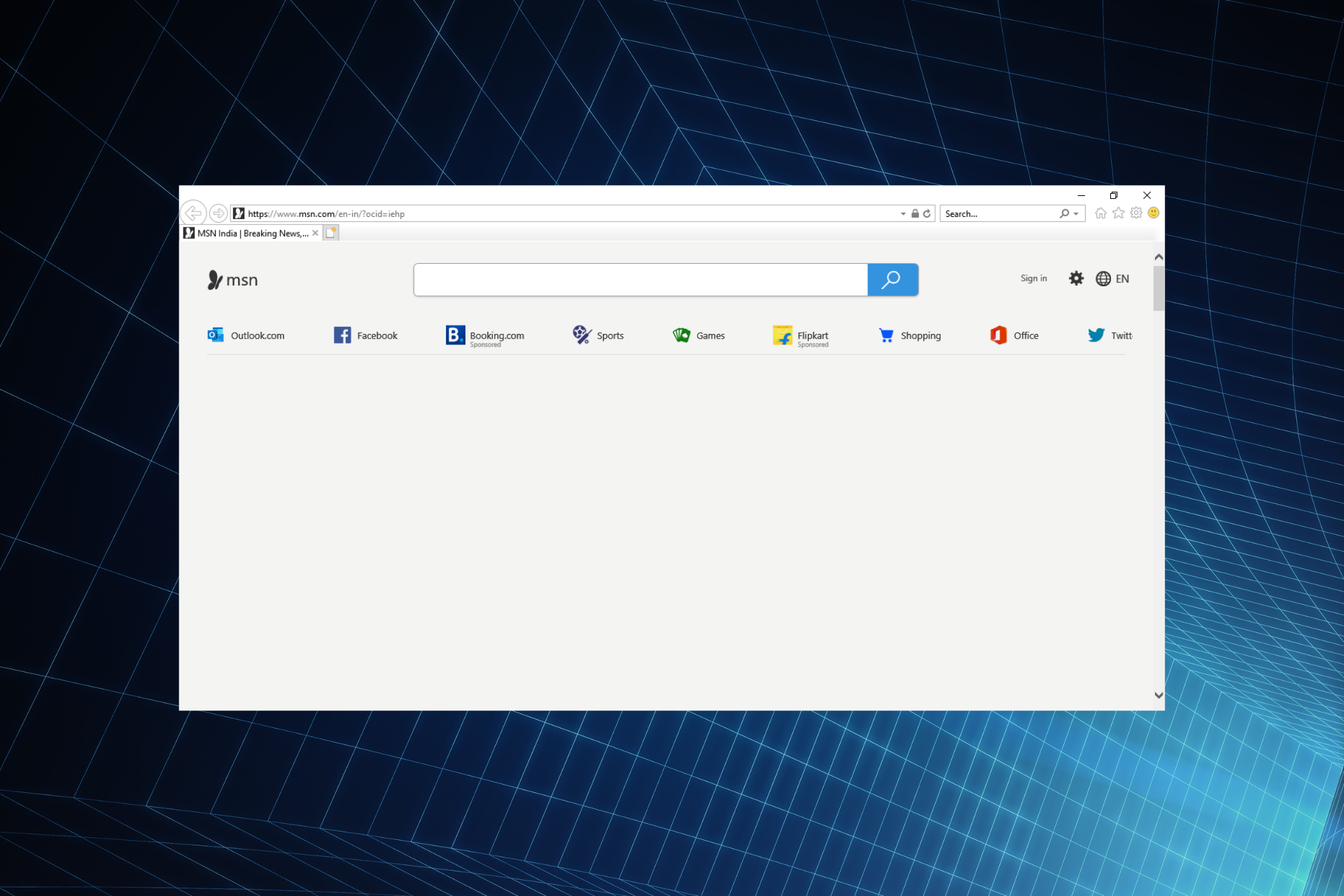 solucionar internet explorer no se conecta a internet