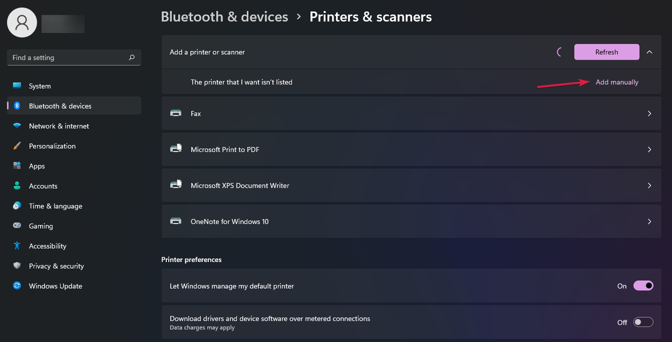 adicionar manualmente uma impressora ao windows 11