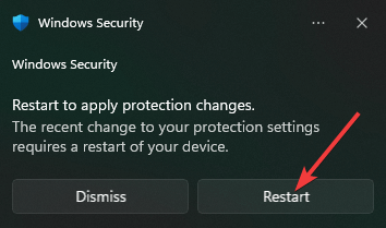 PC neu starten in Windows-Sicherheit