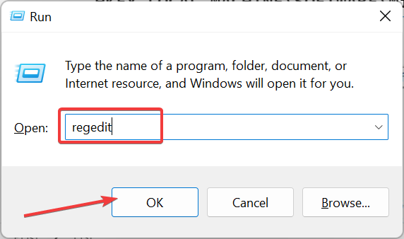 regedit