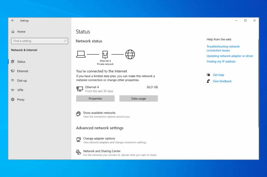 Ethernet funktioniert nicht in Windows 10 11
