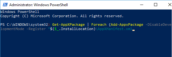 Erro da loja de aplicativos do Windows código 0x80d0000a