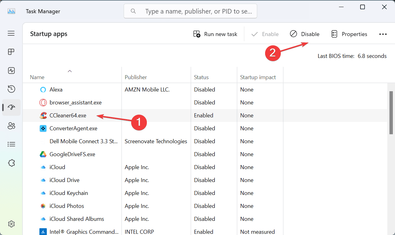 Autostart-Apps deaktivieren, um sandisk cruzer nicht erkannt zu beheben
