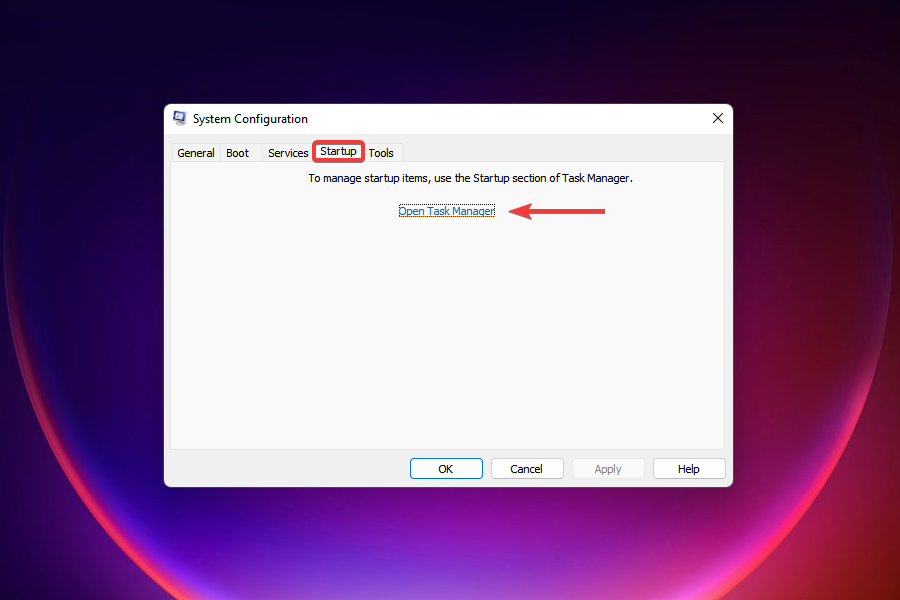 Launch Task Manager