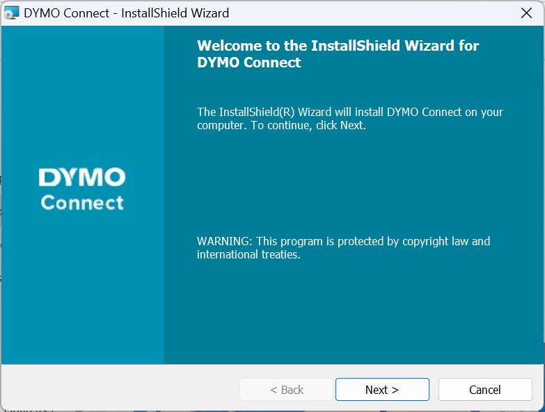 dymo connect