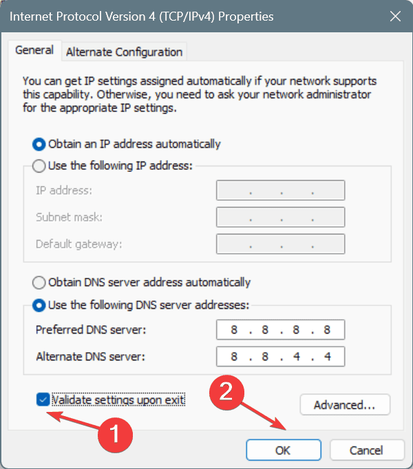 ändern DNS, um ERROR_CANNOT_BREAK_OPLOCK zu beheben