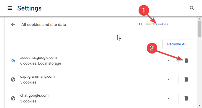 supprimer les cookies du site - instagram.com vous a redirigé trop de fois