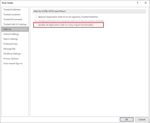 word-can't-do-this-because-a-dialog-box-is-open-disable-all-app-add-ins