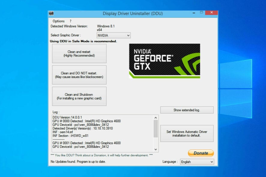 Desinstalador de Controladores de Pantalla windows 10 11