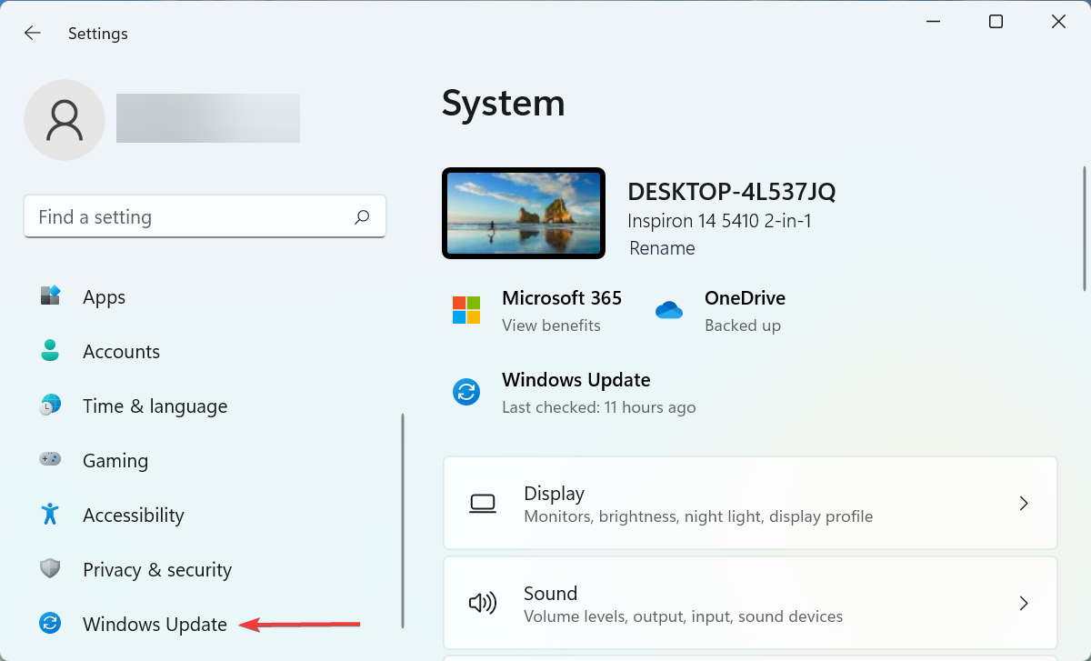 Обновление Windows