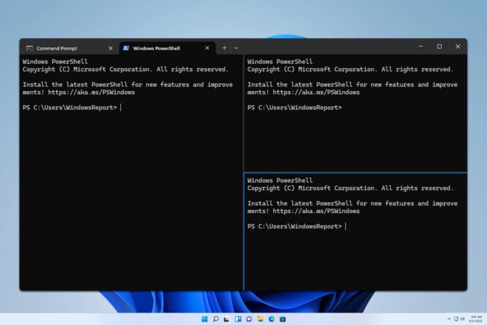Befehlszeile vs. Windows Terminal