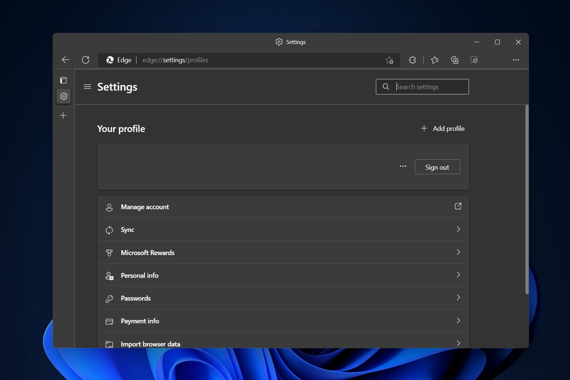 edge-w11 un complemento para este sitio web no pudo ejecutarse