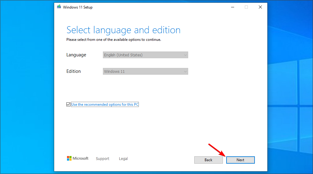 Windows 11 bootfähiges USB-Sprache und Edition erstellen