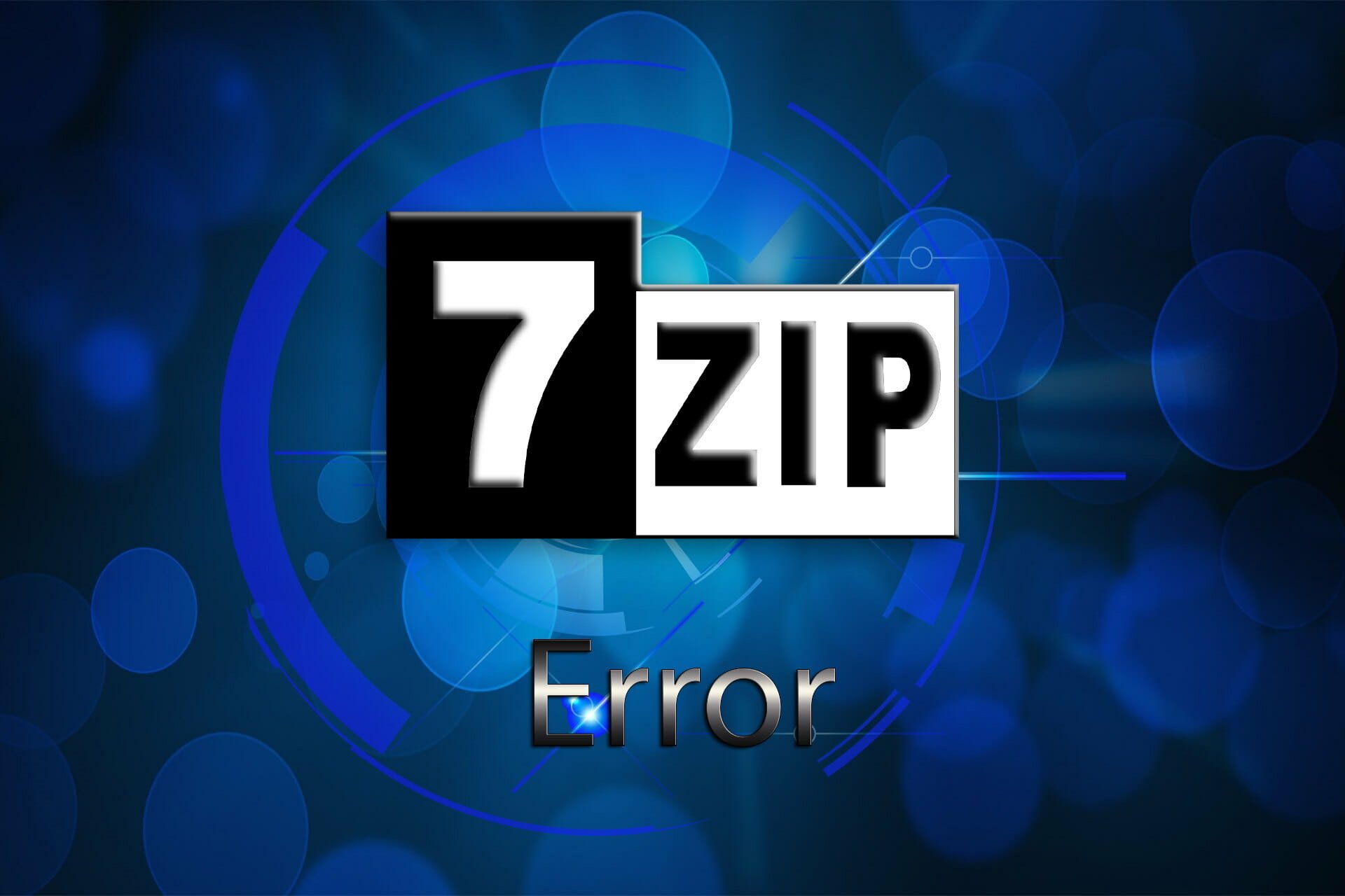 7-Zip実装エラーを修正する