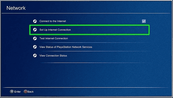 Set up internet connection - nw-31194-8