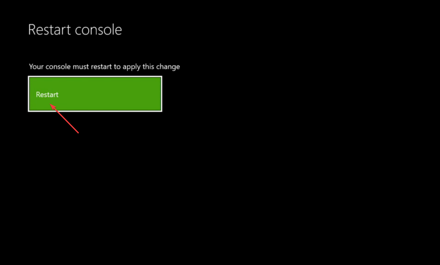 restart to fix 0xE0E8000F