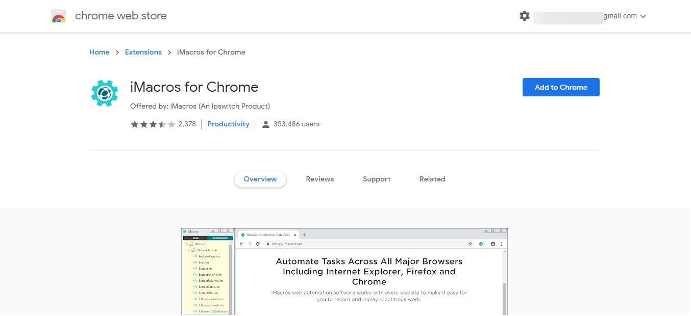 iMacros - How to automate browser actions