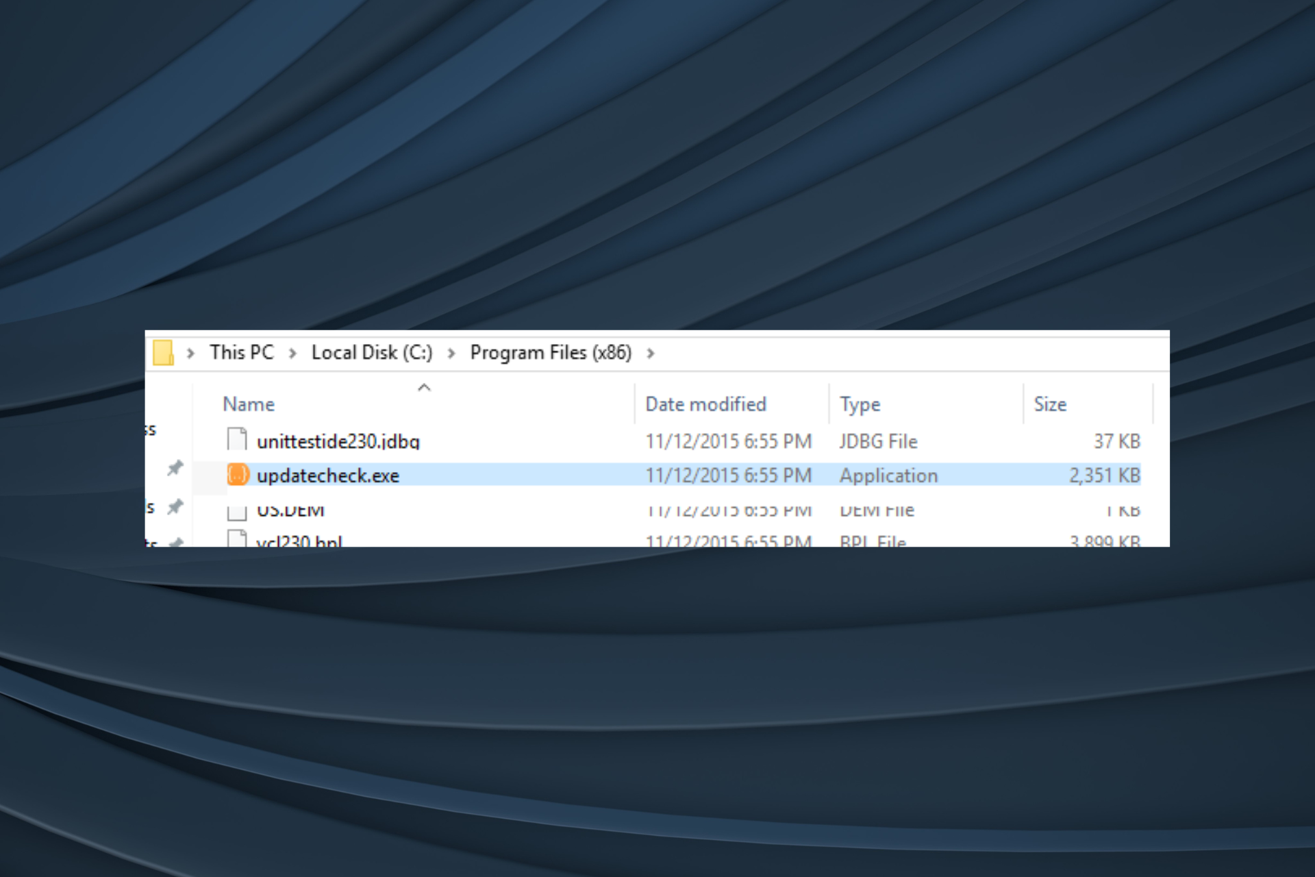 fix updatecheck.exe errors