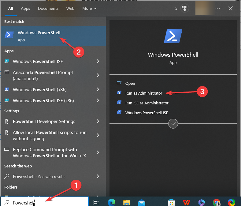 PowerShell 윈도우 10