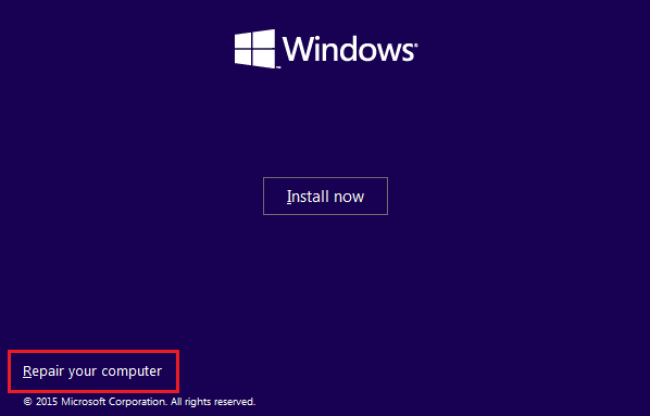 blue screen loop Windows 10