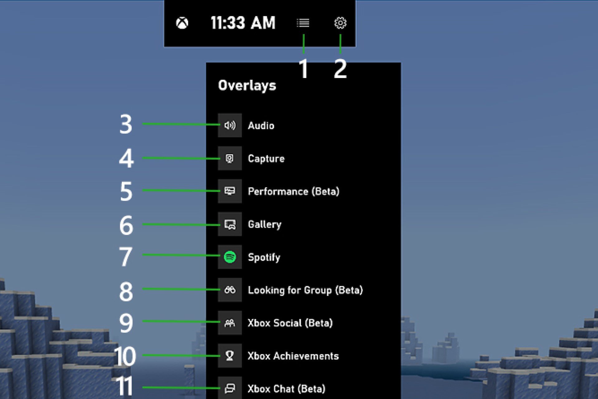 игровая панель xbox