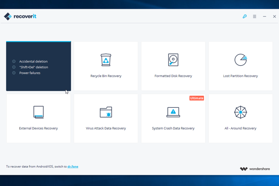 recoverit file repair software