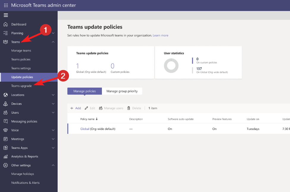 Microsoft Teams bleibt offline