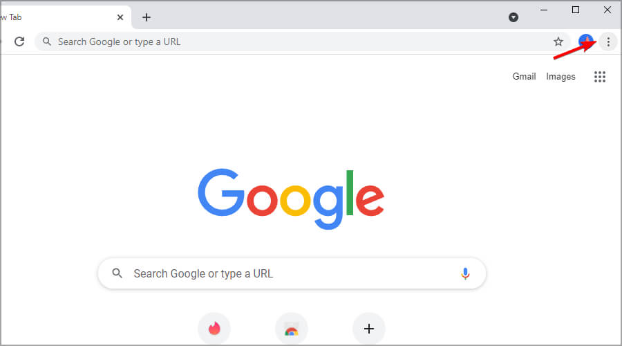 configuración chrome