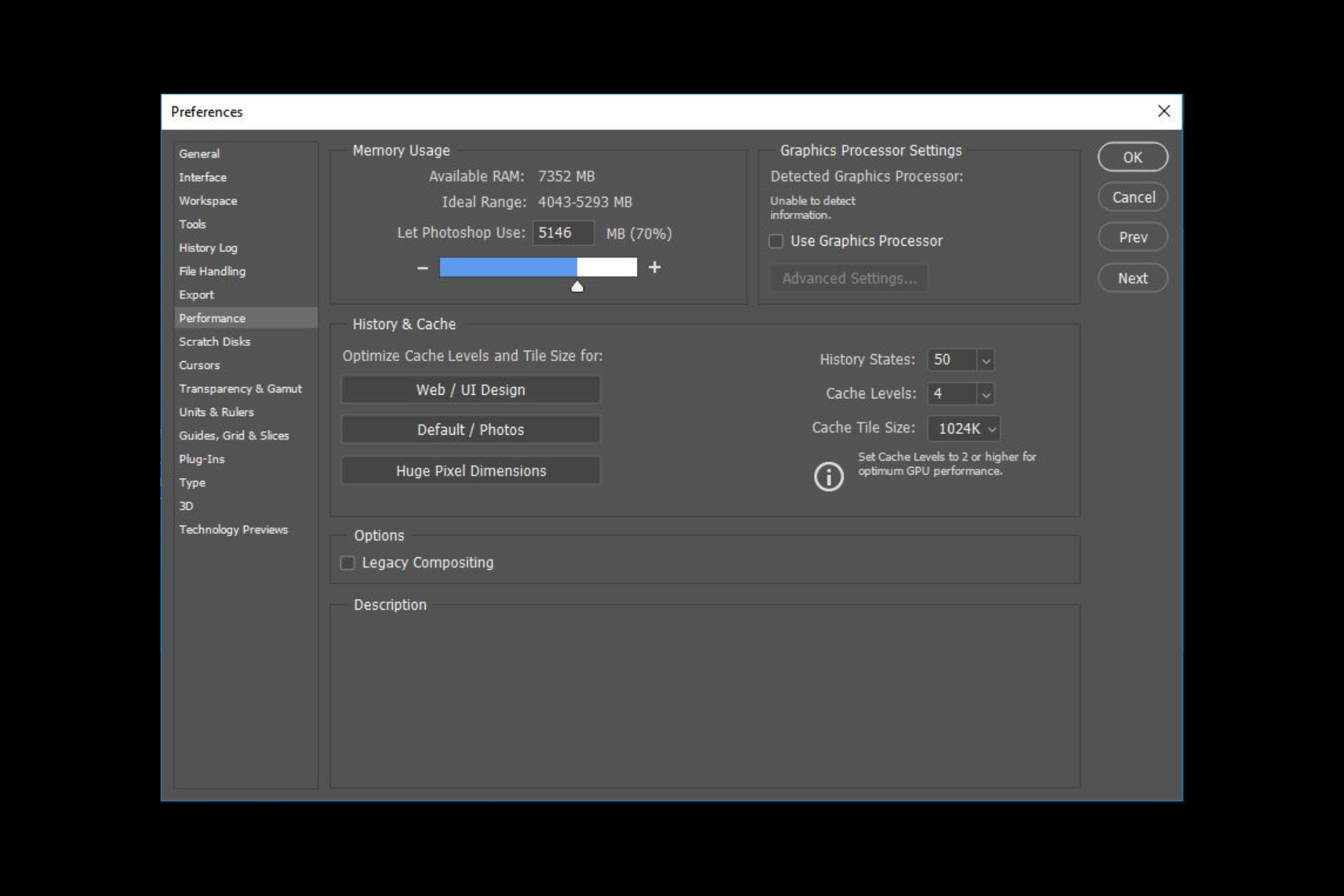 Photoshop nutzt GPU nicht