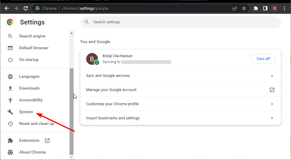 system this browser is not accessible