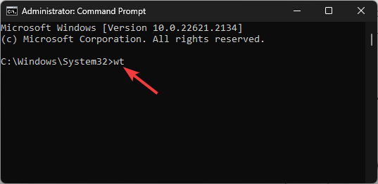 Use cmd to open terminal windows 11