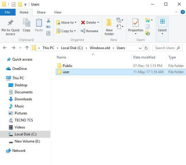 get no files on desktop Windows 10