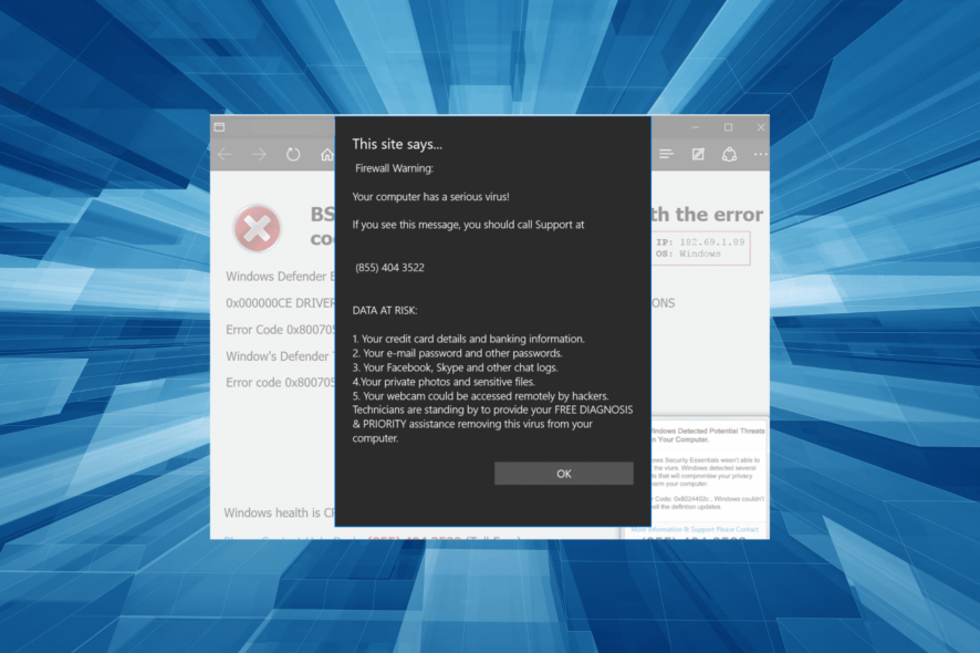 Fix microsoft edge blue screen