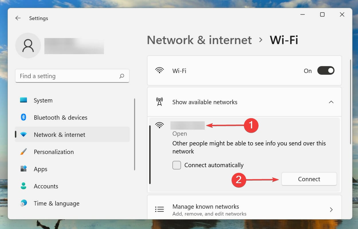 Mit dem Netzwerk verbinden
