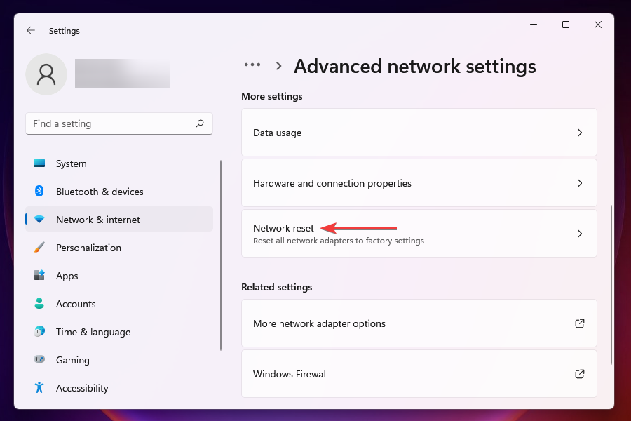 Ethernet-Netzwerkadapter zurücksetzen