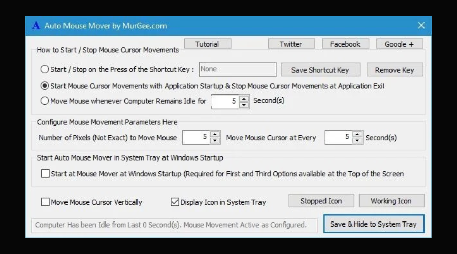 Auto Mouse Mover