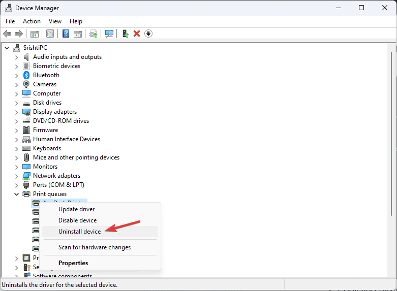 Desinstalar ERROR_OPLOCK_SWITCHED_TO_NEW_HANDLE
