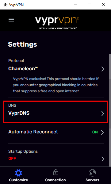 Configurações de DNS