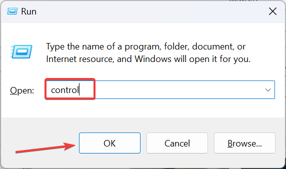 panel de control