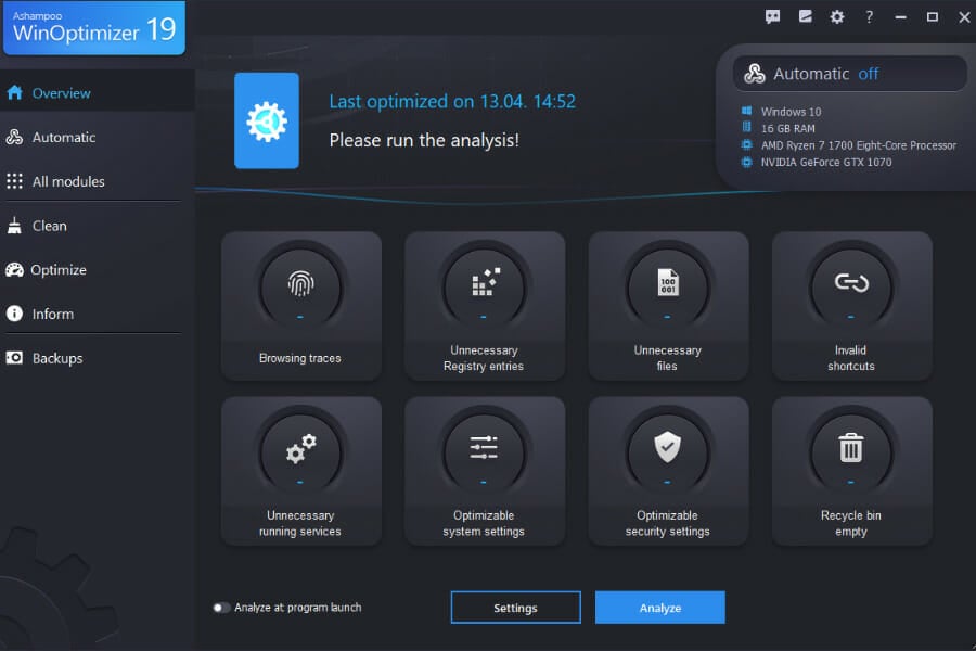Ashampoo PC-Tuneup-Utility